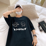 21夏季新款男女纯色情侣印花短袖T恤半袖衫T01-P25，男装T恤，电商B380（原B361）