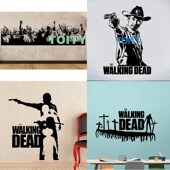 美剧行尸走肉贴画The Walking Dead人物大群丧尸贴纸弩哥墙贴自粘