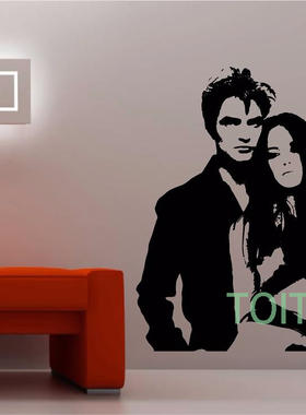 魔幻电影暮光之城主角贝拉和爱德华贴画 TWILIGHT BELLA & EDWARD