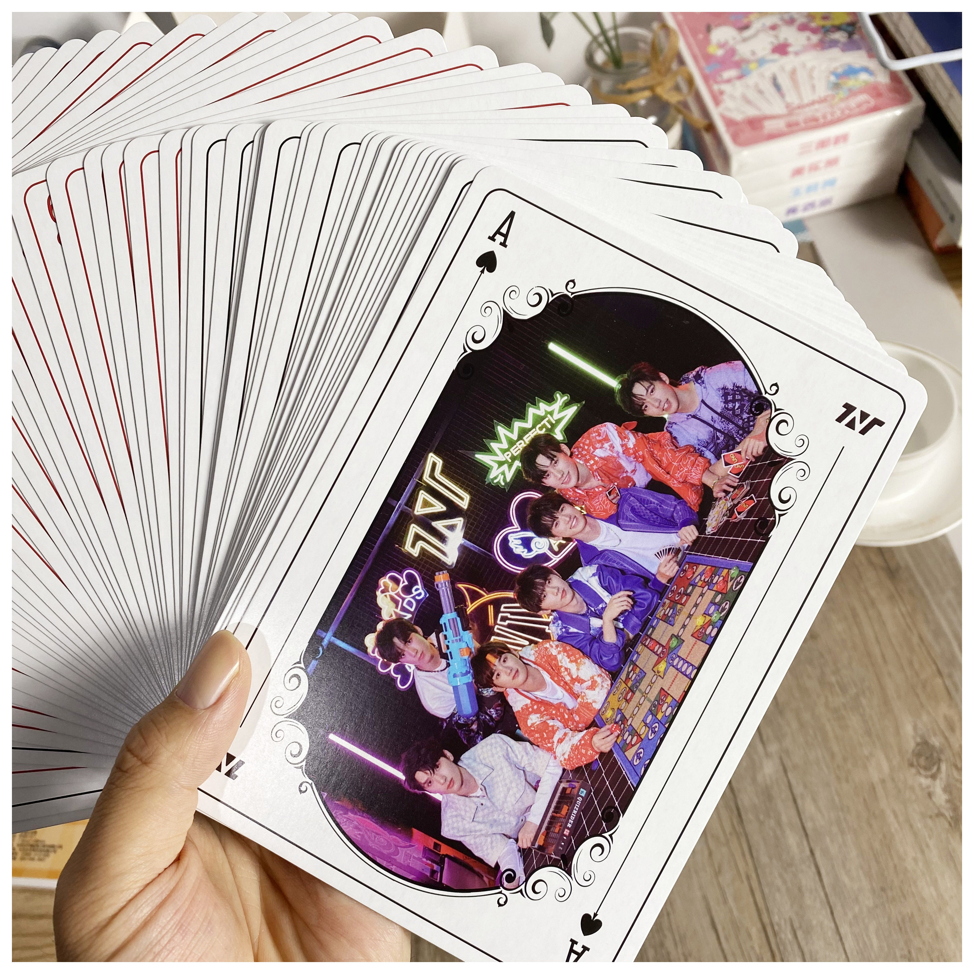 大牌驾到创意卡片时代少年团扑克牌大号桌牌tnt团体个人高清 56张