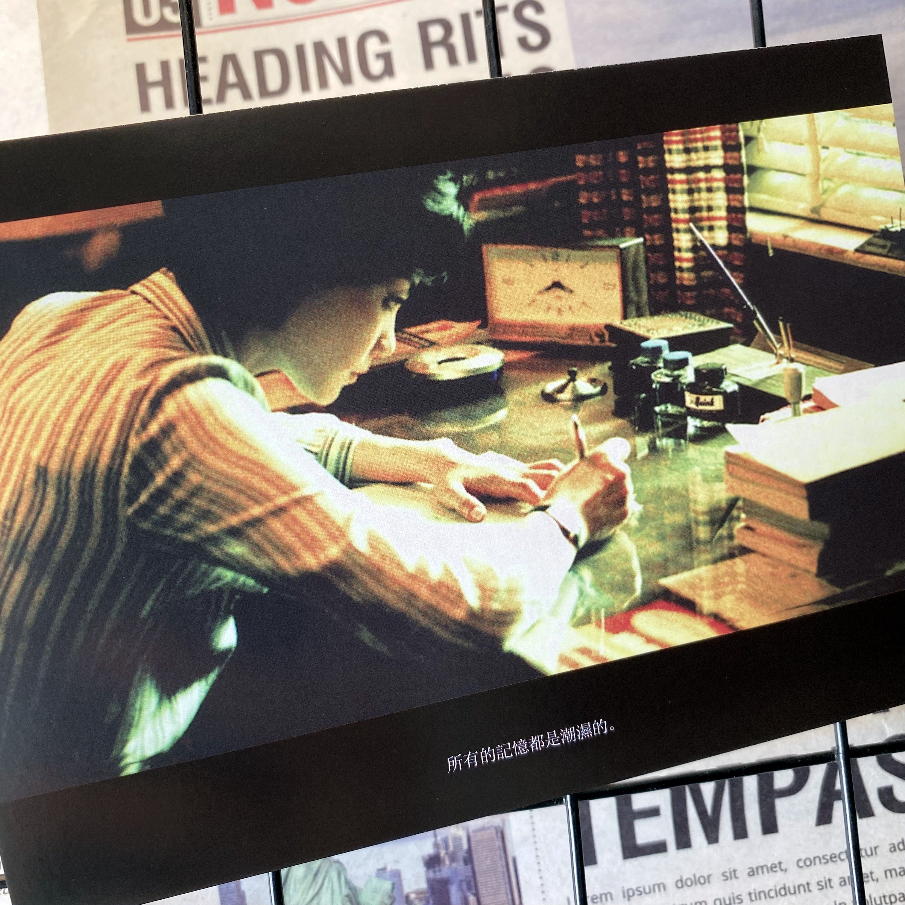 盒装复古香港经典影片2046电影剧照明信片王家卫镜头 繁体字台词