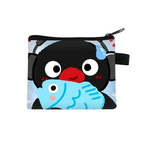 企鹅pingu零钱包儿童可爱mini收纳小钱包钥匙耳机卡包便携收纳包