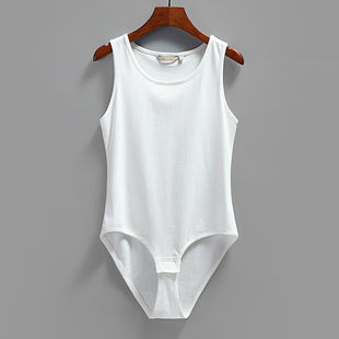 连档上衣连体连裤吊带背心女一体式内衣瑜伽服带档打底衫连体衣