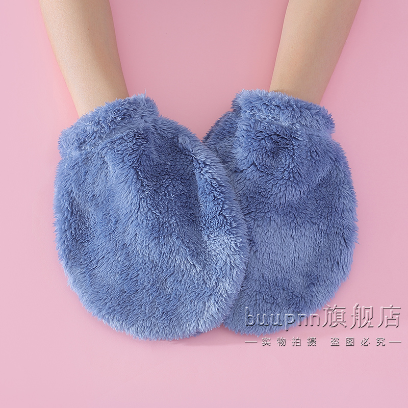 加绒成人宽松睡觉防抓保暖手套