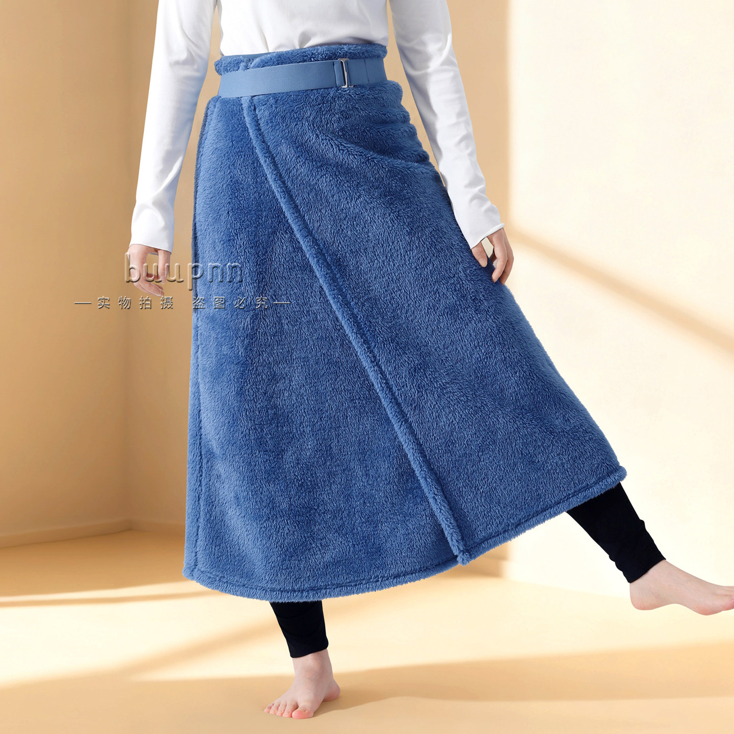 珊瑚绒保暖围裙一片式护腿半身裙办公室暖腿护膝关节围挡,居家日用,保暖围挡,淘宝优惠券,粉丝福利购,淘宝优惠卷