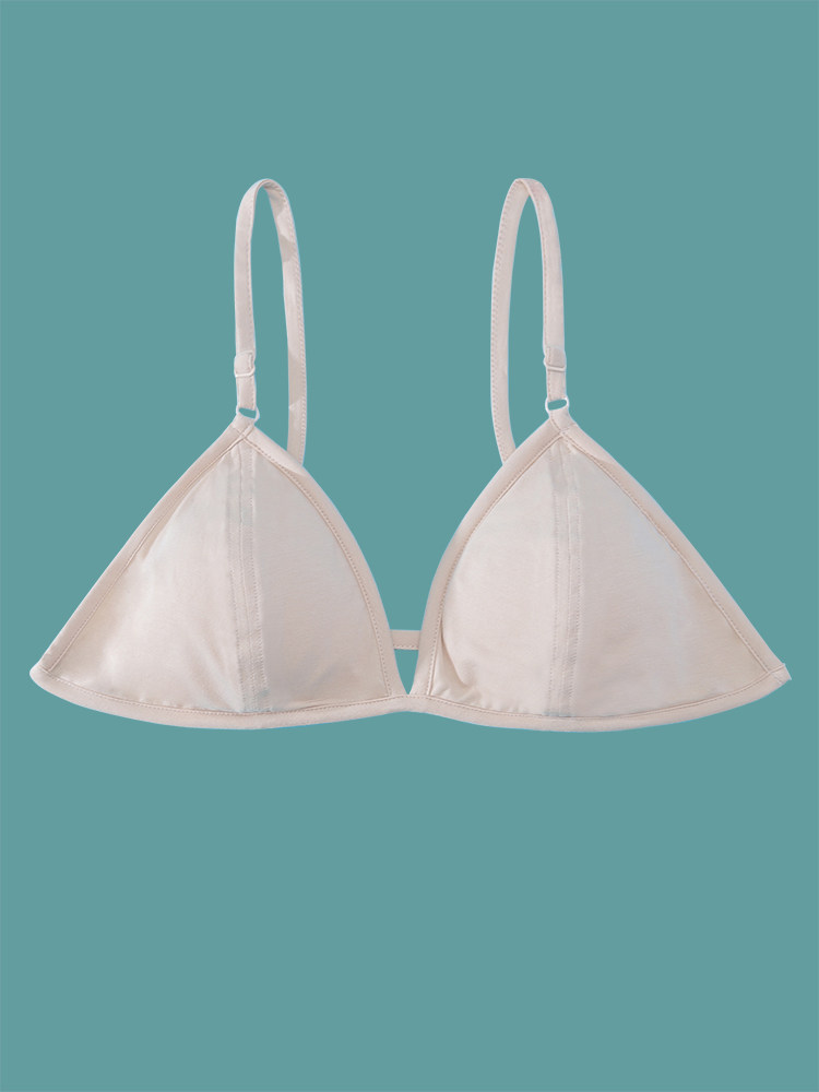 无钢圈下围无松紧孕妇文胸夏三角杯无束缚哺乳内衣薄