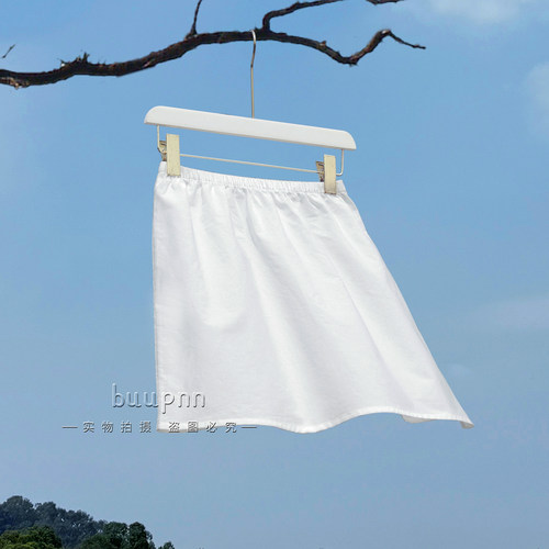 春夏纯棉薄款打底衬裙