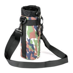 直径7.7厘米牛津布保温杯保护套 运动户外便携背带斜跨水壶包袋