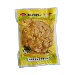 春华甜味萝卜干500克爽脆嫩皮酱榨泡菜下饭菜 如皋特产满5袋包邮