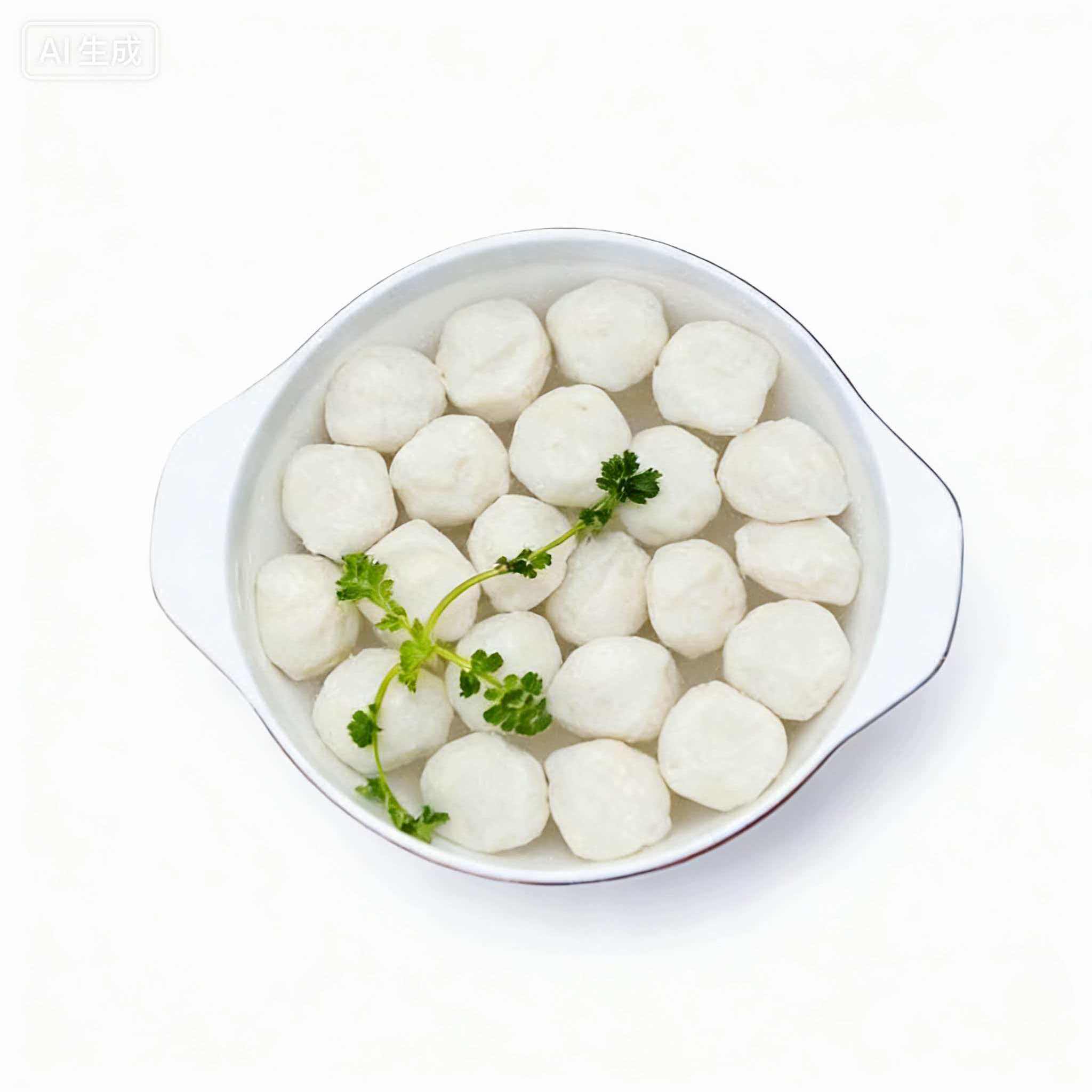 厂家江苏南通如皋特产白蒲蒲泉鱼丸鱼圆嫩滑鱼腐火锅丸子