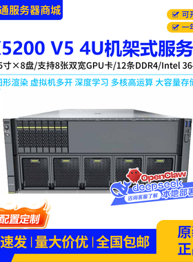 CX5200 V5服务器8卡gpu 3090/4090/a100/a6000大模型算力主机