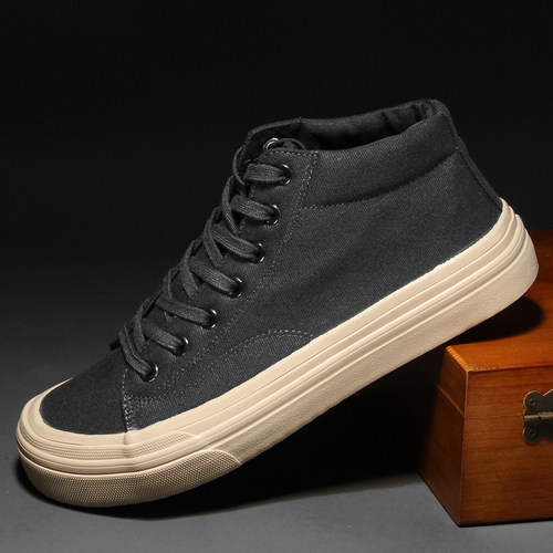 厚底男鞋中帮高邦休闲春季新款