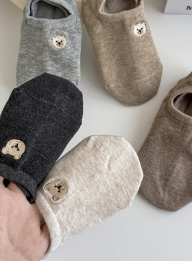 可爱船袜秋天透气薄款2025新款爆款隐形低腰硅胶防滑脱不掉跟秋季