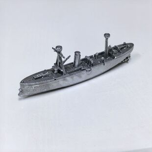 定制全金属铝合金甲午战争海战北洋海军致远舰军舰军事模型摆件