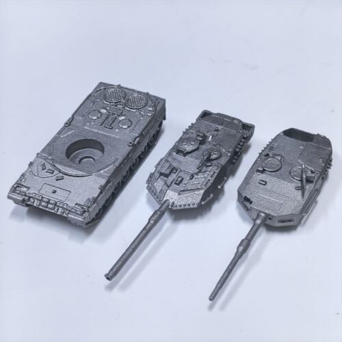 全金属德军豹2A4豹2A6双炮塔2合1定制军事主战坦克模型摆件1:100