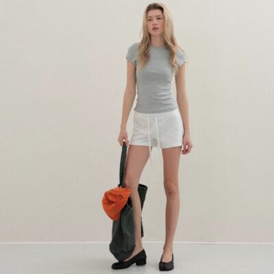 顺应曲线无束缚感修身棉氨弹力T