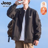潮牌宽松休闲工装 JEEP 外套男 秋冬季 新款 SPIRIT美式 飞行夹克男士