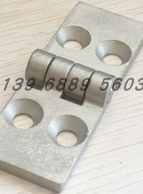 CL3080SUS304不锈钢焊接铰链替代铝型材孔距40*16自动设备门合页