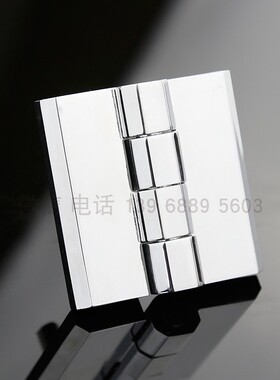 CL050-1不锈钢带螺杆铰链黑色50*50铰链孔30*30亮光JL226铰链合页