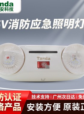 泰和安TS-ZFJC-E3W-6602A/E5W-6601B智能疏散应急双头灯应急灯36V