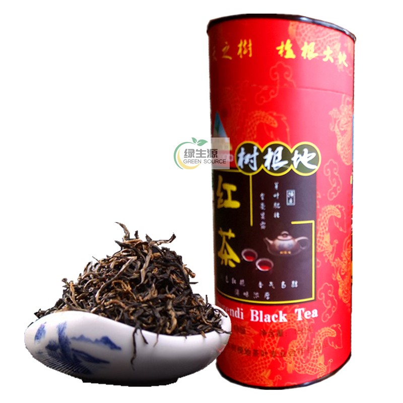 云南茶叶昌宁树根地特级红茶罐装