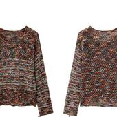 油画感针织衫 菀草壹正品 女G10421431 新款 毛衫 国内代购 2024秋季