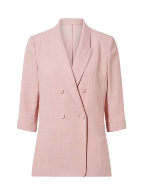 珂思正品宽松休闲西服七分袖外套EA00990A4 EA00983P4 EA00988C1