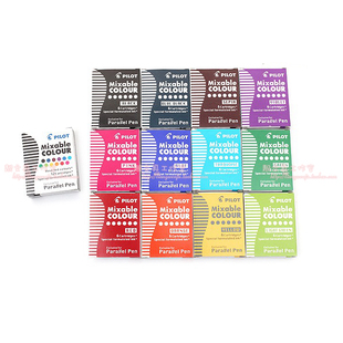 日本墨胆IC-P3-S6墨水囊单色6支 钢笔用墨平行PILOT百乐彩色笔囊