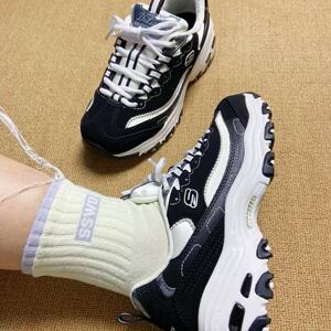 Skechers斯凯奇黑白熊猫老爹鞋
