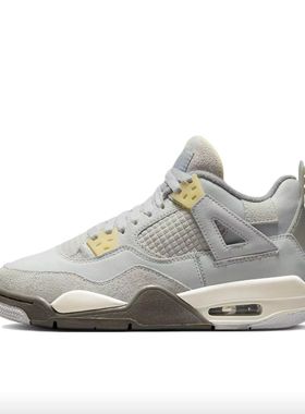 狐狸体育 耐克Nike Air Jordan 4 灰色减震防滑篮球鞋 DV2262-021