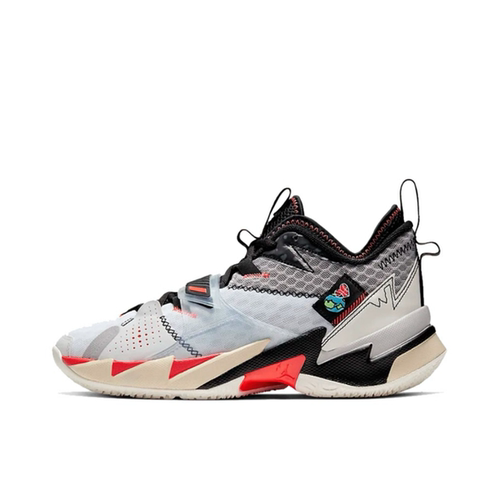 耐克Nike白黑红实战篮球鞋