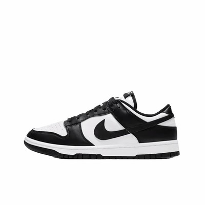 耐克Nike经典黑白熊猫低帮板鞋