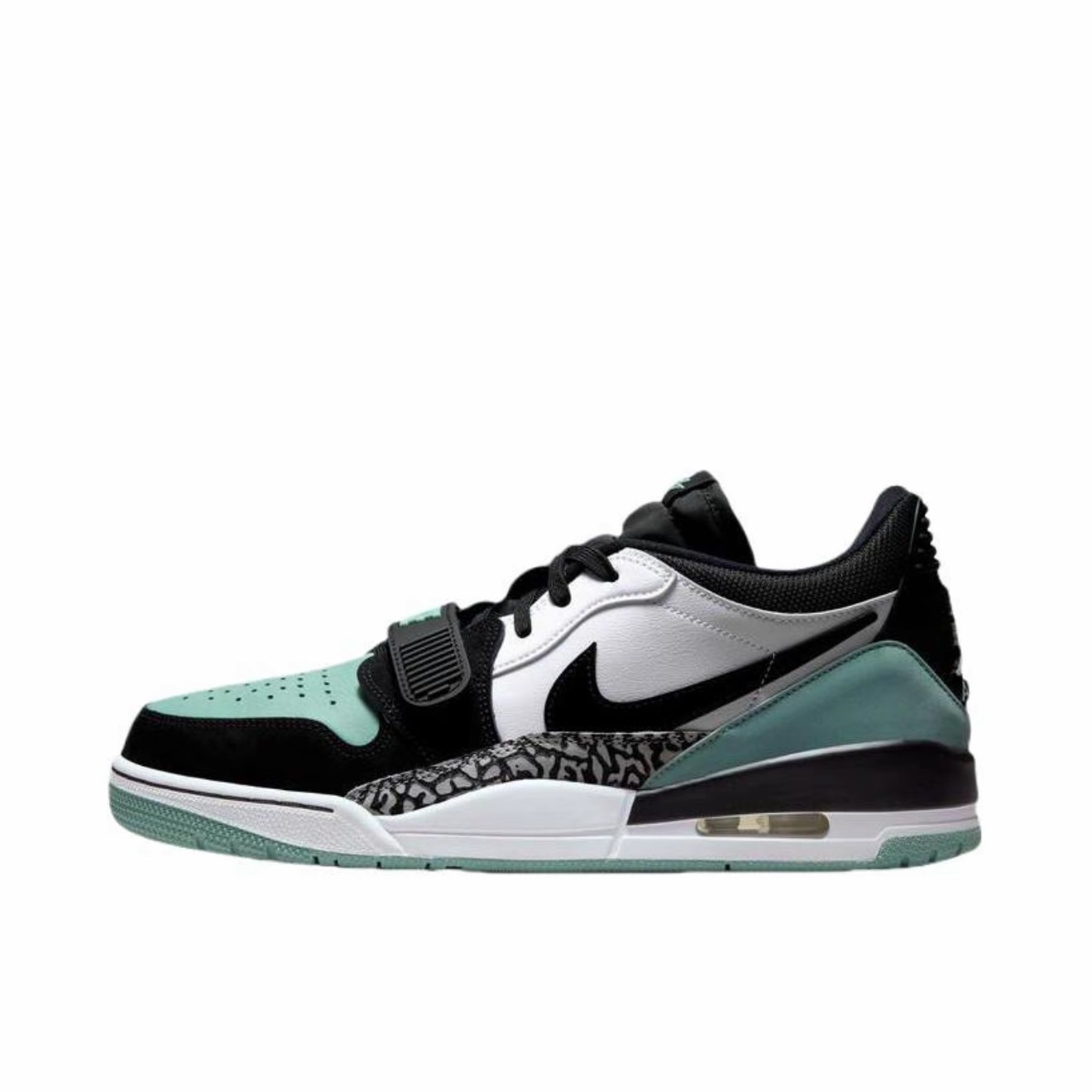 狐狸体育 耐克Nike Jordan Legacy 312 黑绿复古篮球鞋CD7069-109