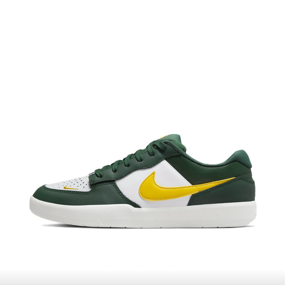 耐克Nike白绿防滑耐磨低帮板鞋