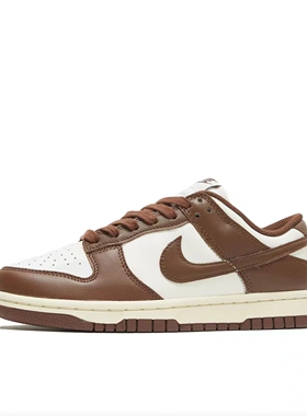 狐狸体育 耐克Nike Dunk Low棕白防滑耐磨运动轻便板鞋DD1503-124