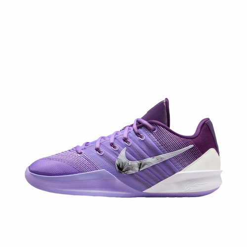 耐克Nike紫色舒适透气低帮篮球鞋