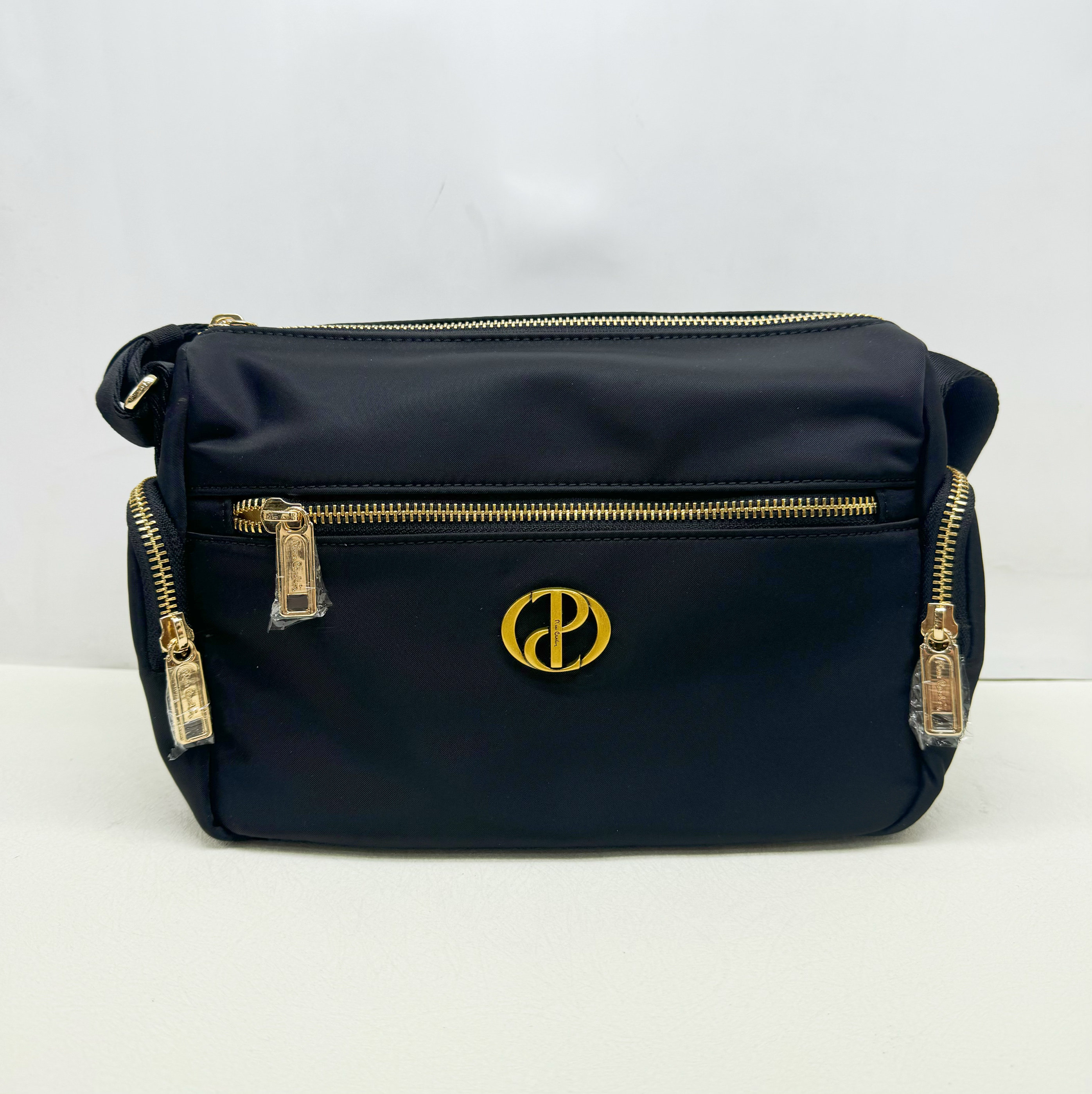 皮尔卡丹女包专柜新款尼龙单肩斜挎包轻便防水大容量布包商场同款