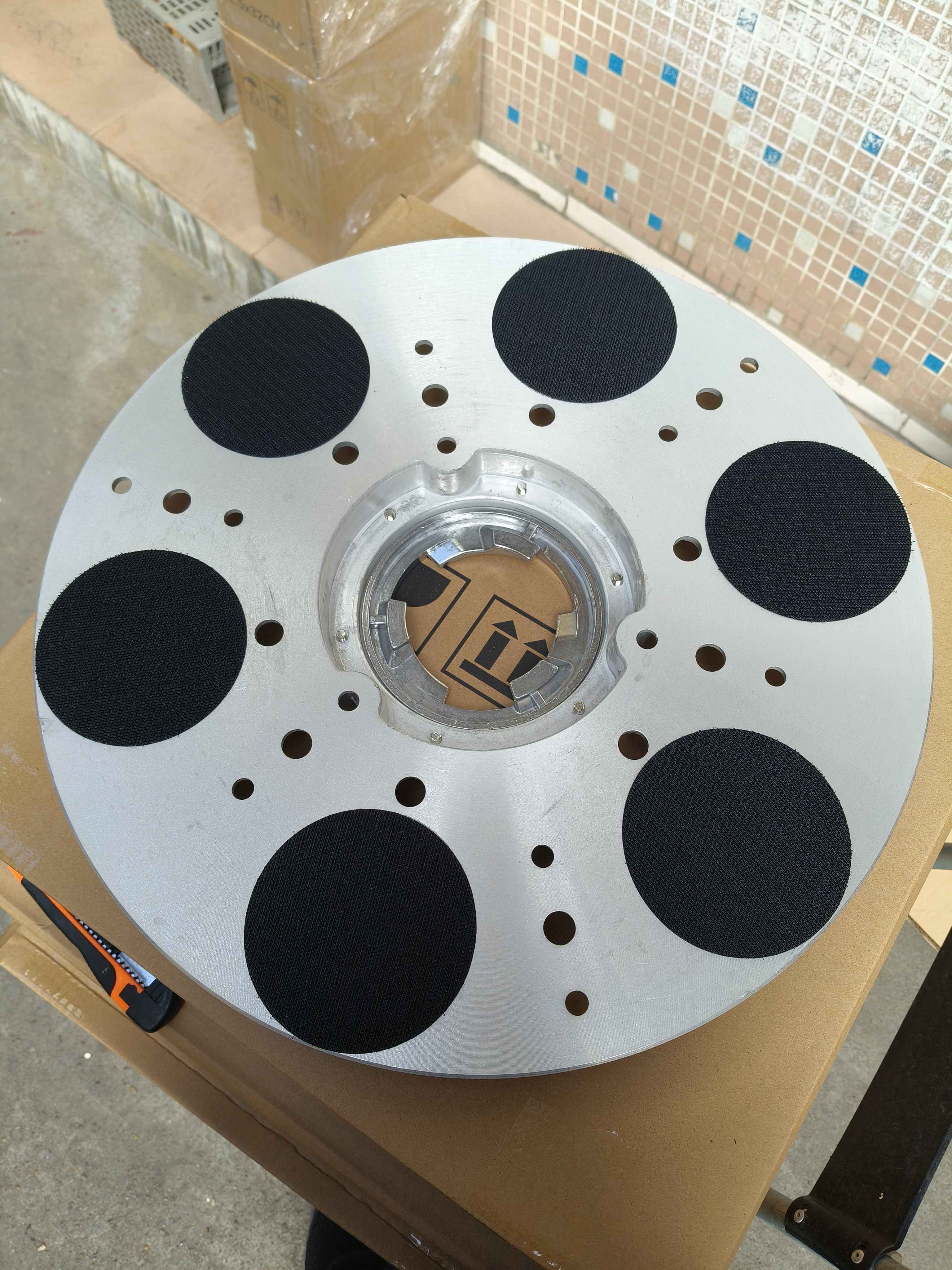 地面打磨盘石材晶面机BF52磨打磨铝盘伽华175抛光机机盘17寸18寸