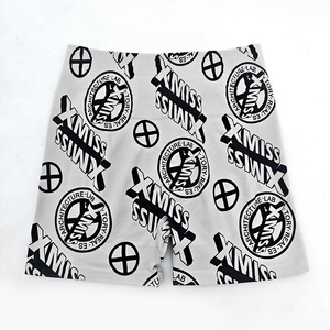 X战警联名同款印花运动瑜伽服短裤高腰显臀运动健身短裤三分透气