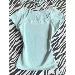2026 Women's Sweet Lace Trim Halter Short Sleeve T-Shirt Y2K