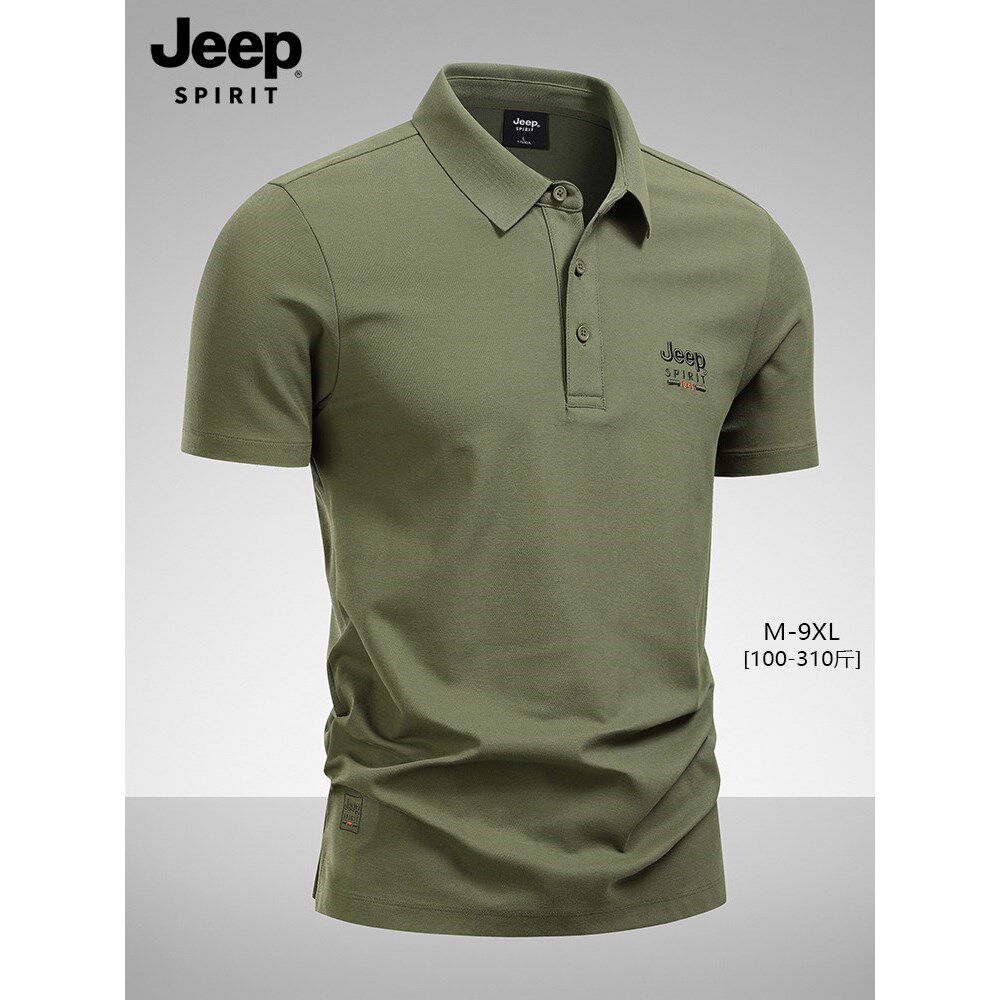 JEEP吉普翻领POLO衫男短袖2026夏