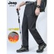 休闲裤 男士 大码 JEEP吉普冬季 山系运动防水登山滑雪加绒加厚冲锋裤
