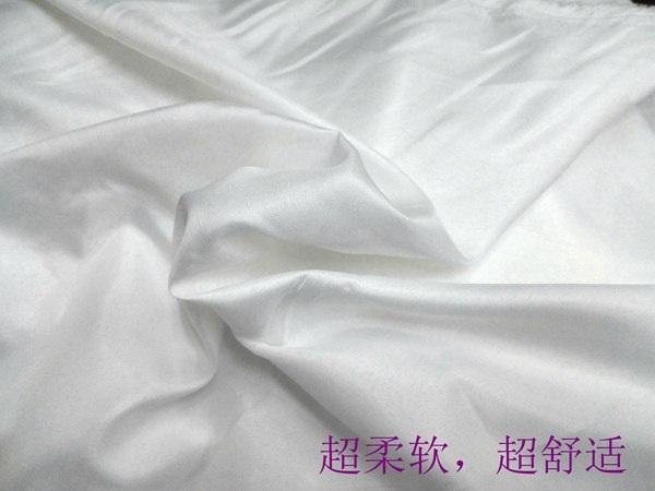 超薄超柔软白布羽绒服内衬里布料抱枕内套沙发内胆白色布料化纤布_虎窝淘
