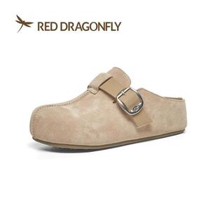 卡皮巴拉勃肯鞋 红蜻蜓2026夏季 新款 Baby同款 WTB164301B 包头女拖鞋