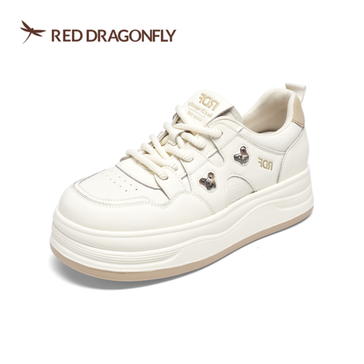 红蜻蜓女鞋2026新款春季BC71139012小白鞋休闲板鞋单鞋BC71139011,女鞋,时尚休闲鞋,淘宝优惠券,粉丝福利购,淘宝优惠卷