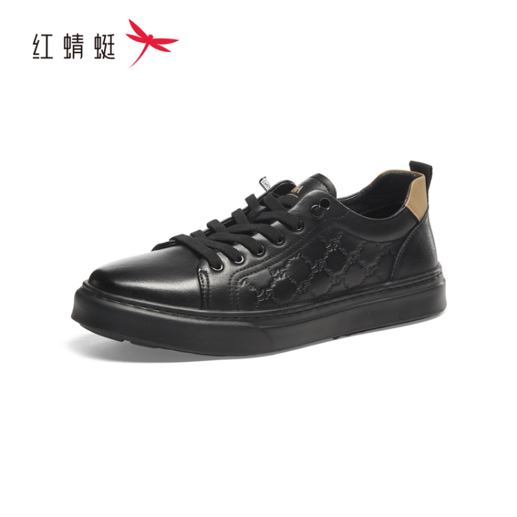 红蜻蜓新款男板鞋2025秋软底休闲板鞋潮鞋百搭高端轻便AQ68838001