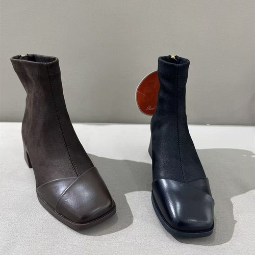 红蜻蜓新款女鞋2025秋冬CD63006022T中筒加绒时尚女靴CD63006021T