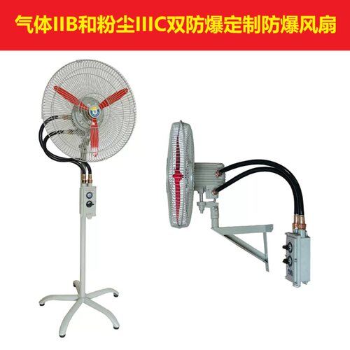 IIB气体和IIIC粉尘防爆工业风扇