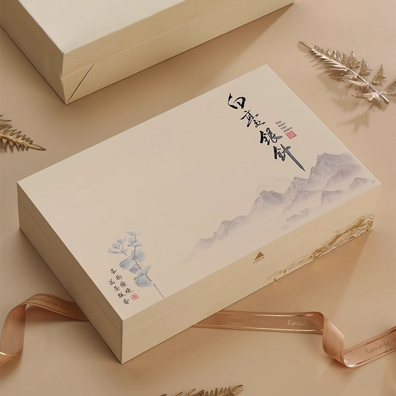 白毫银针茶叶包装盒空图片