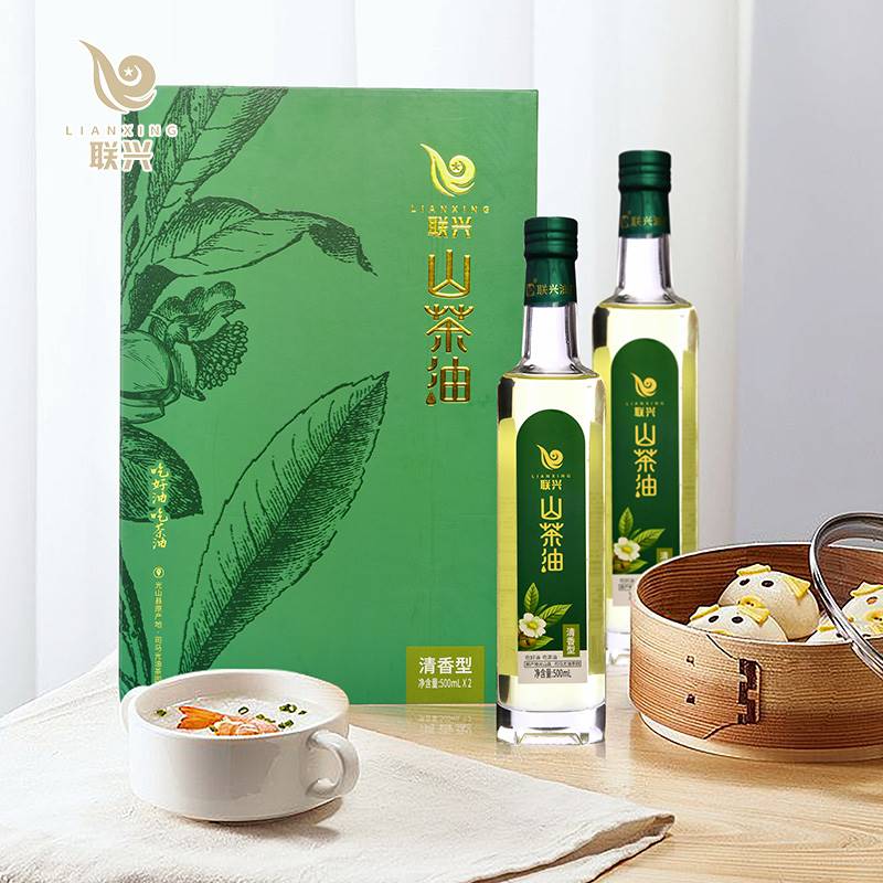 食用纯正500mlx2山茶油礼盒装